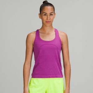 NWT 💜 Lululemon Swiftly Tech Racerback Tank Race Length Vivid Plum Size 4 and 6